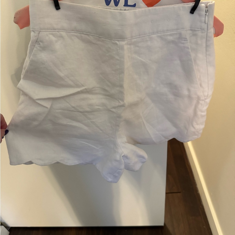 Abercrombie & Fitch White High Waist Shorts